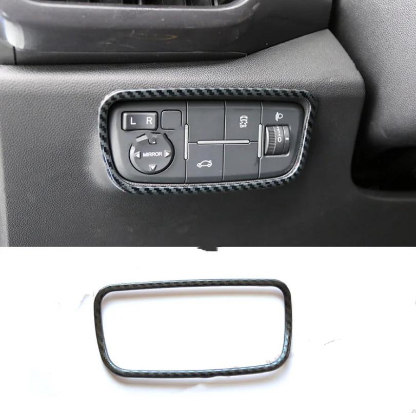 For Changan Eado Plus 2020 2021  2022 2023 Accessories Head Lights Lamp Switch Button Panel Frame Cover Trim Car Styling