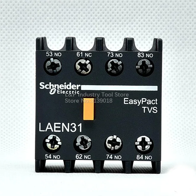 Schneider Contacts Store Auxiliary Contact Block LAEN31N LANN31N Accessory 3NO 1NC For LC1E LC1N Contactor On Din Rail