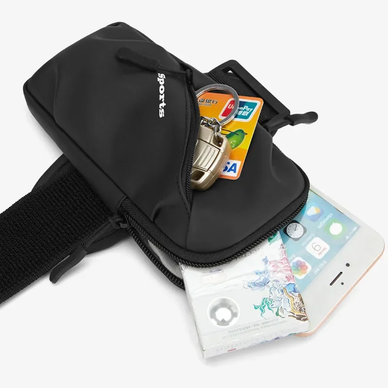 Running Mobile Phone Arm Bag Outdoor Waterproof Wristlet Bag Universal Arm Belt Sports Mobile Phone Arm Sleeve Wrist Bag