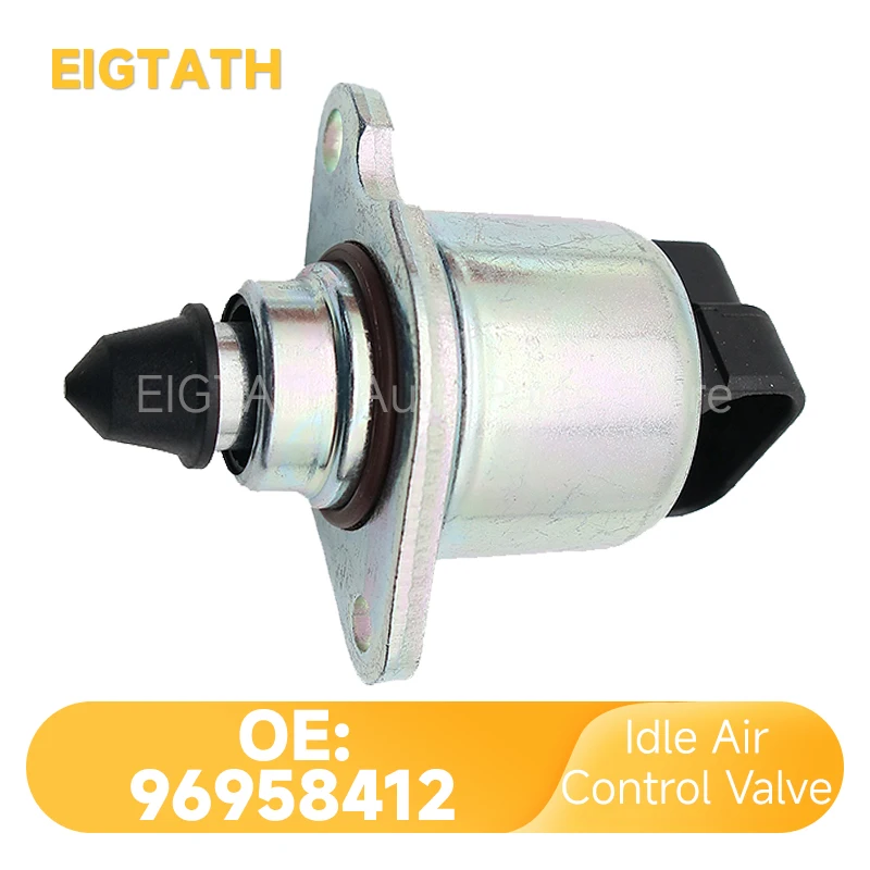 96958412   วาล์วควบคุมวาล์ว IAC สําหรับ Chevrolet Aveo T250 Lova Nexia Daewoo Gentra Holden Barina Pontiac G3 96966710 96966721