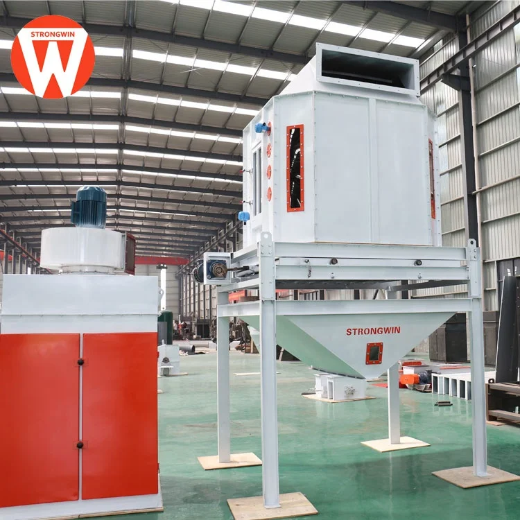 feed equipments counterflow poultry feed pellet cooler of pellet plant