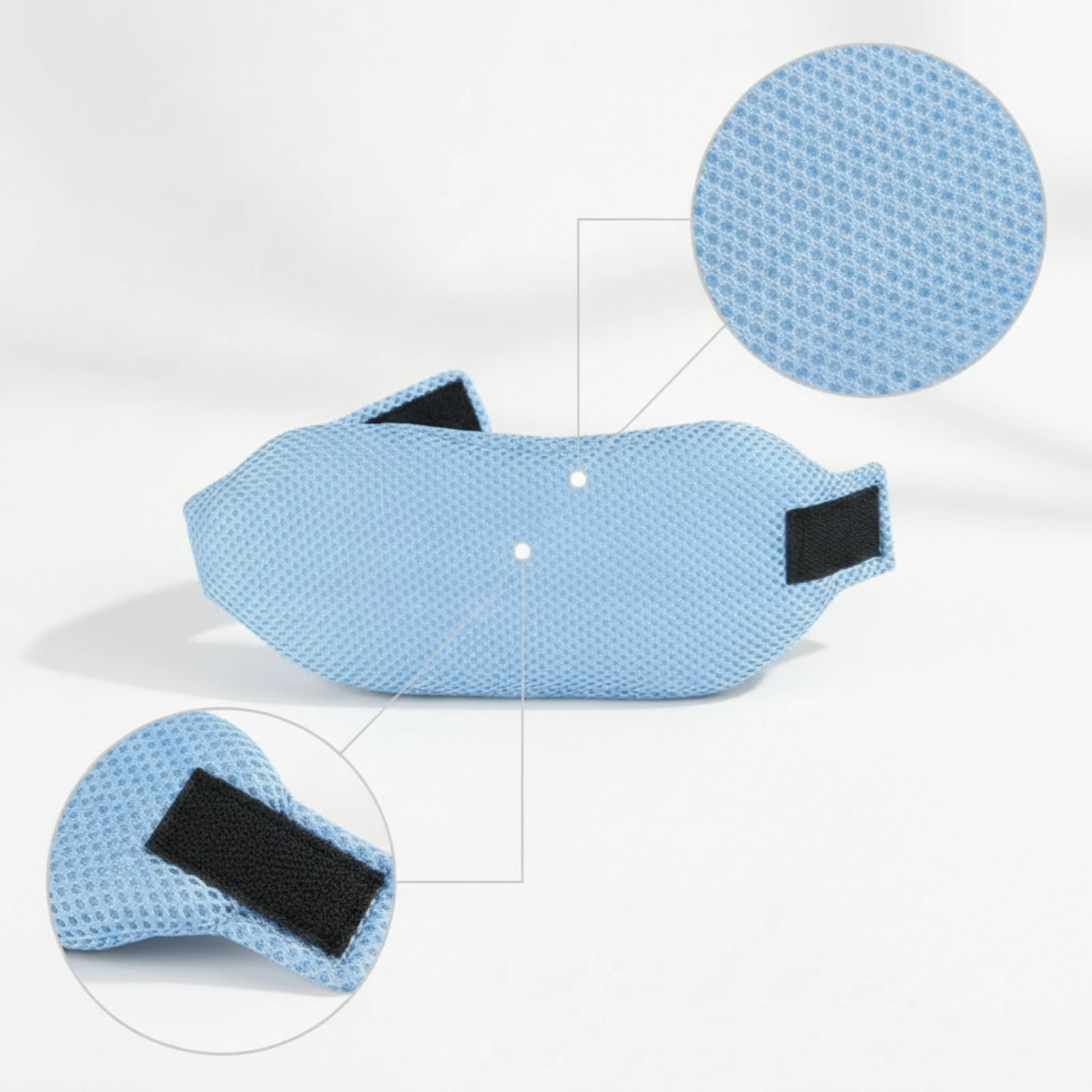목 지지대 조절 가능한 후크앤루프 잠금 장치가 있는 인 - Anti Snore Chin Strap Adjustable 리뷰 및 가격