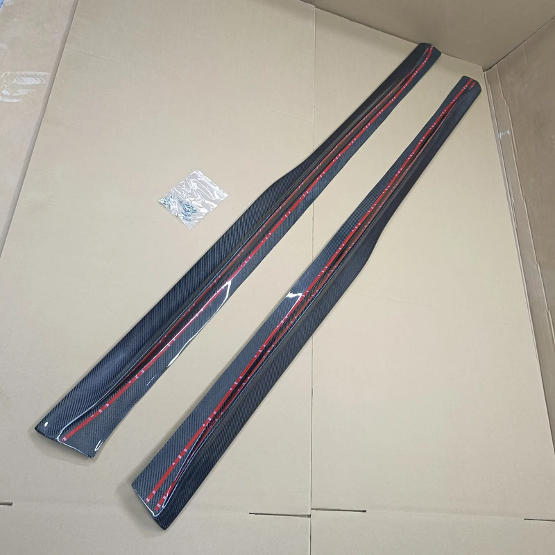 PSM style F82 M4 Carbon Fiber Side Skirts Body Kits For BMWcustom