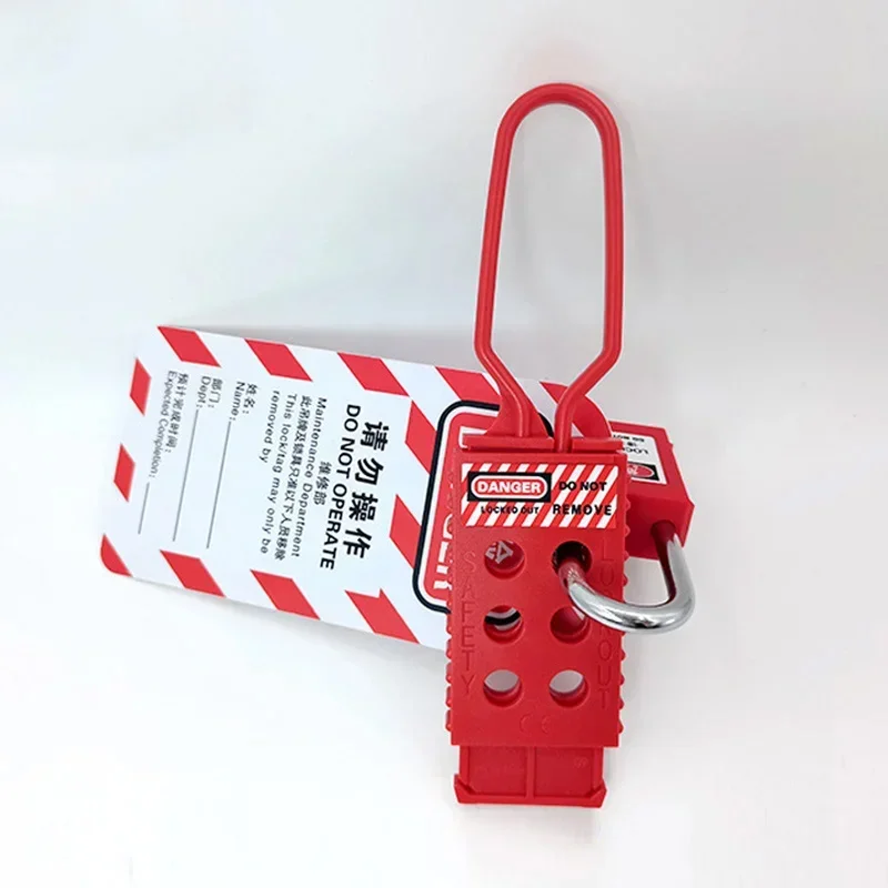 Lock out Tag out Hasp Lockout Industrial Safety Loto Hasp 3/4/6 Holes Multiple Isolation Steel Aluminum Nylon Plastic Padlock