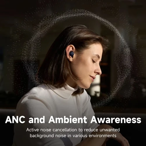 Imagen 2 del producto Edifier T30 cancelación activa de ruido auriculares Bluetooth inalámbricos Bluetooth 5,4 IP54 a prueba de agua 22H tiempo de reproducción