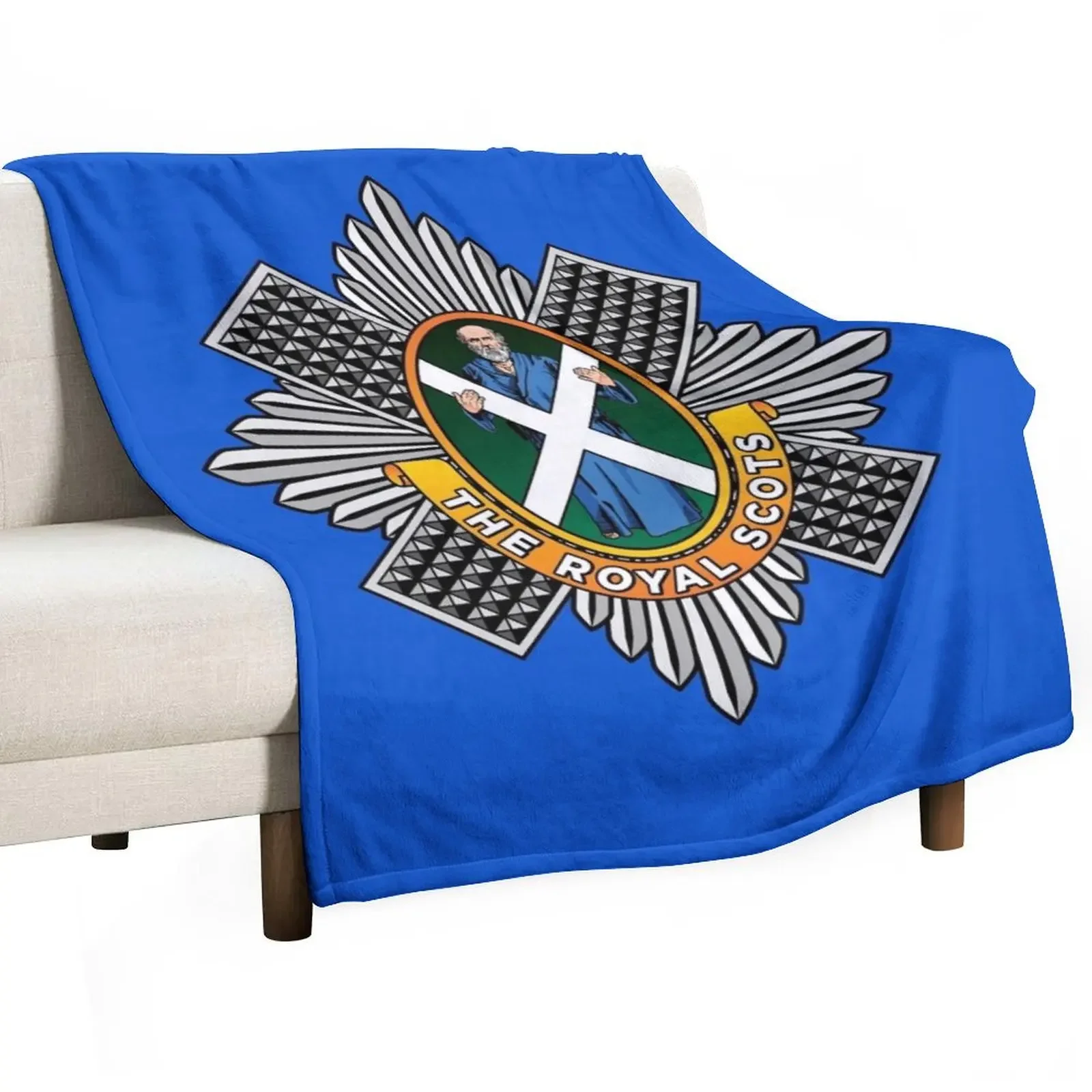 THE ROYAL SCOTS Throw Blanket Soft Plaid Sofas funny gift Blankets