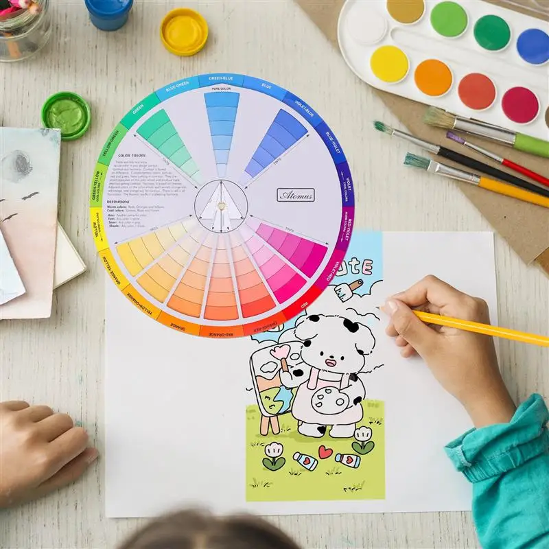 Roue de Rotation pour Tableau de Documents, Outil Mixte, Créatif, ApprentiCumbria, Palette