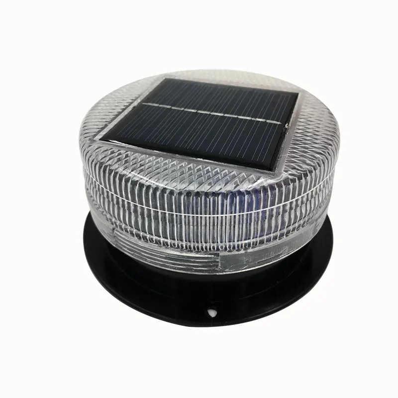 8 perline lampada avviso solare flash luce led sicurezza stradale avviso flash avviso auto