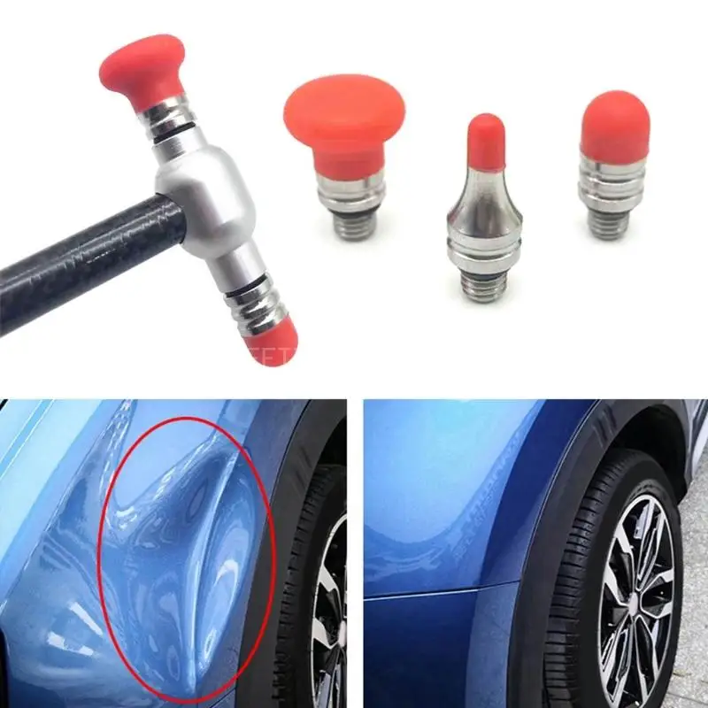 

Dent Repair Tools, DIY Dent Repair Hammer Tips, Knocks Tools Tap Down Tips Dent Repair Hand Tool