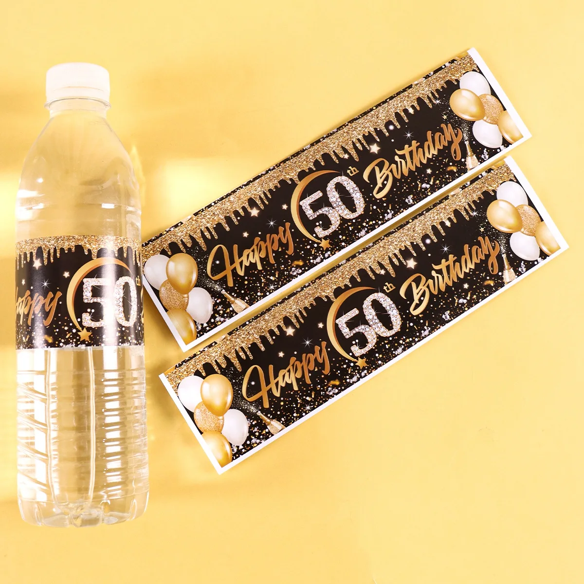 

Черное золото, этикетка на 50-й бутылку, бумажная наклейка на бутылку, украшения для вечеринки в честь Дня Рождения, товары для взрослых, мужчин и женщин, товары для дня рождения