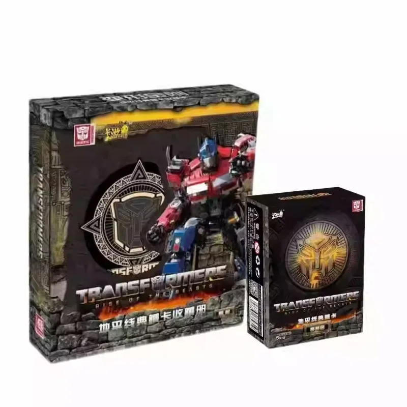 KAYOU ของแท้ Transformers Card Horizon Collection Card เพลิดเพลินไปกับภาพยนตร์ Pack Rise of Transformers หนังสือการ์ดของขวัญวันหยุดสําหรับเด็ก