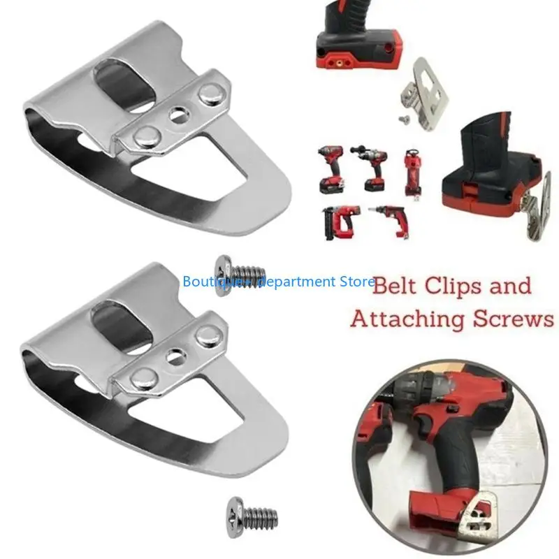 E1PD Electric Drill Belt Hook Cordless Drills Wrench Holder Clip Hook Tool Part for 18V 20V N268241 N169778 DCD980