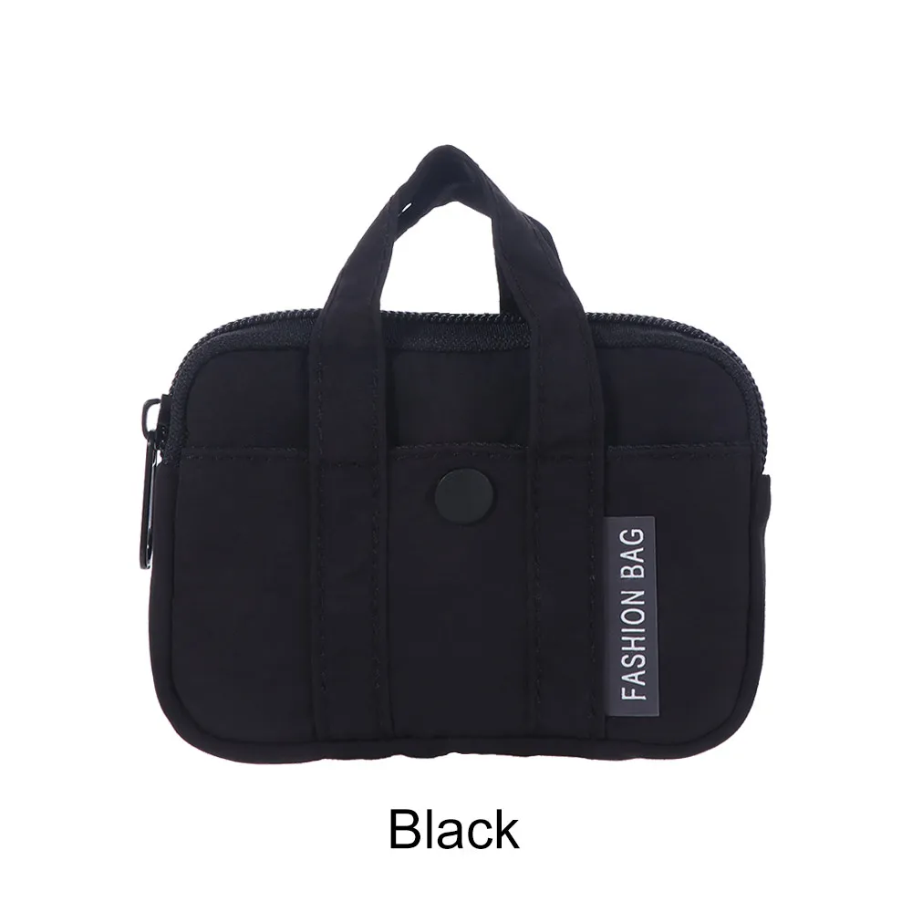 

Практичный портативный нейлоновый кошелек для монет, держатель для карт, сумка на молнии, чехол для карт, органайзер для банковских карт в корейском стиле, мужской кошелек, женский кошелек