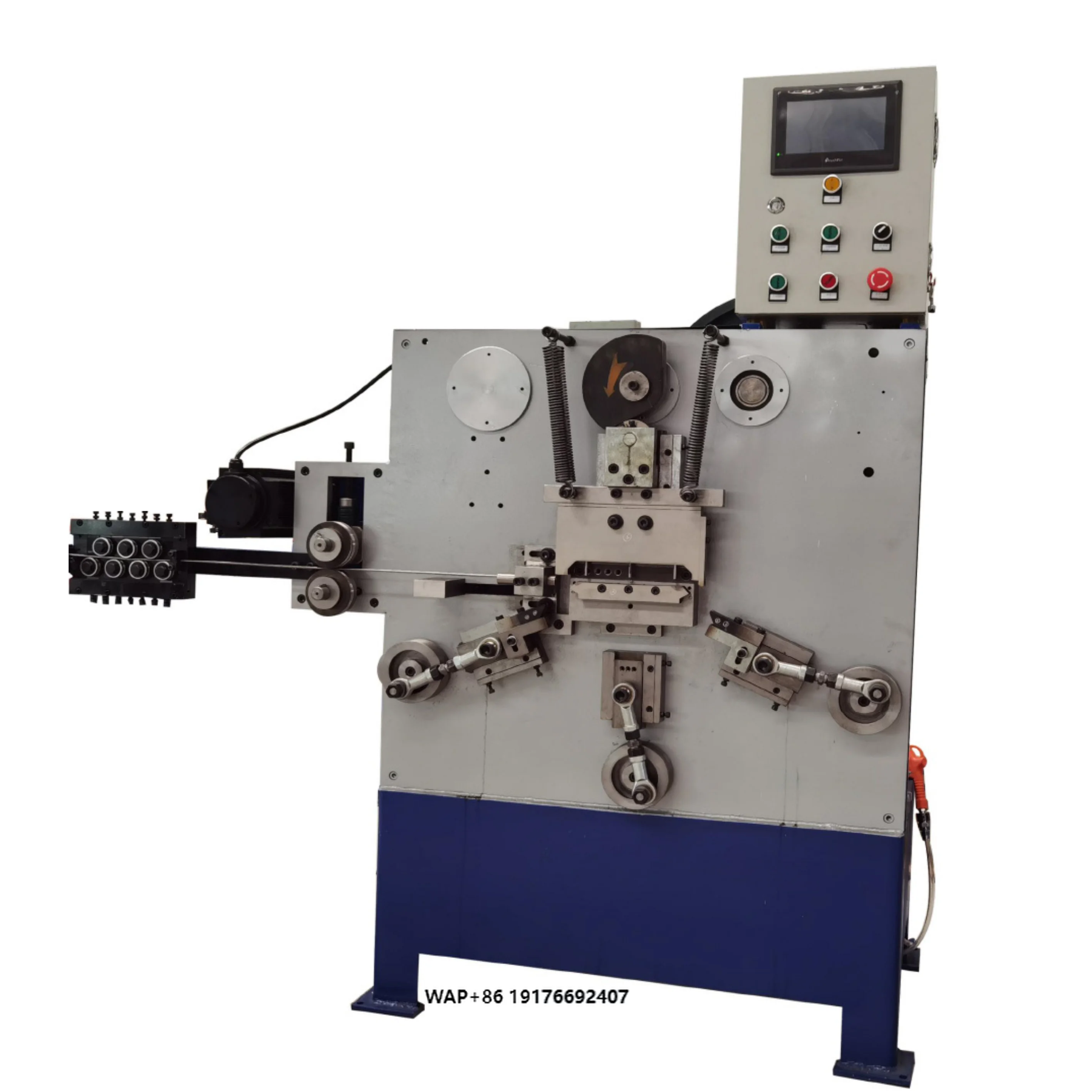 New Multi-Function Wire Clamp Making Machine Strip Forming PLC & Motor Core Components