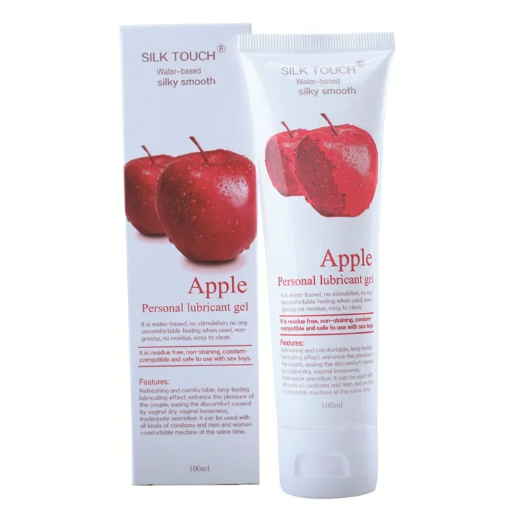 100ml Fruit Flavored Body Lubricant Vaginal and Anal Gel Adults Sex Lubricant  Water-soluble Refreshing and Non Greasy