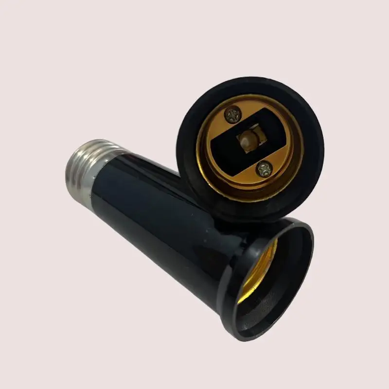 Hot 1Pcs Universal 120mm E27 To E27 Extender Lamp Holder Base Bulb Extend Extension Socket Adapter LED Light Adapter Converter