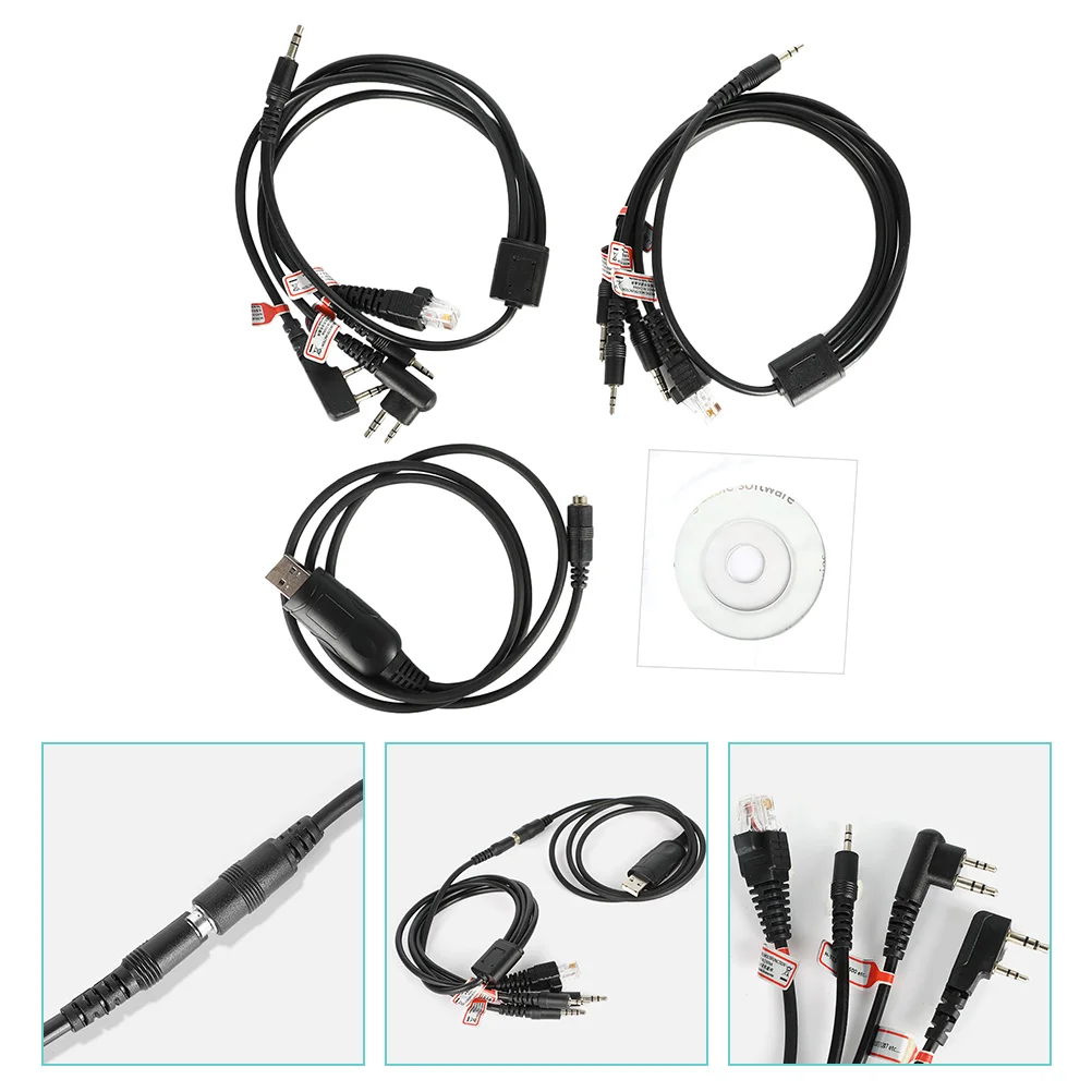 

Programming Line USB Cable for Transceiver Accessory Handheld Rubber Portable