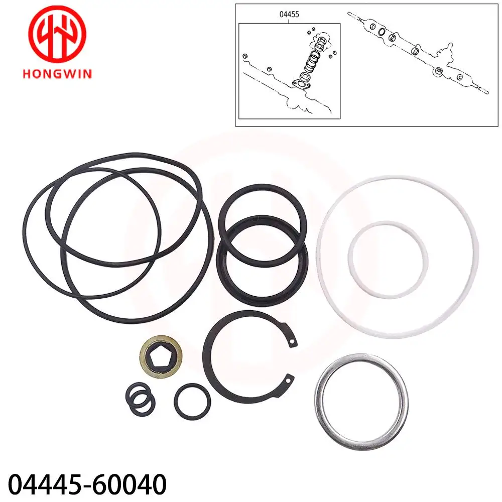 Power Steering Gear Repair Gasket Kit 04445-60040 For Toyota Land Cruiser 70 FJ70 FJ73 HZJ75 FZJ79 Prado LJ78 4x4 AWD 1990-2007
