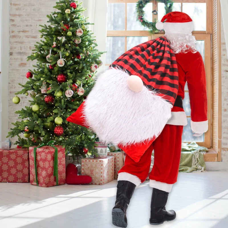 

Дополнительные детали для рождественских украшений, 82 см, мультяшная безликовая кукла, подарок на Рождество, реквизит для косплея Санты С Новым Годом