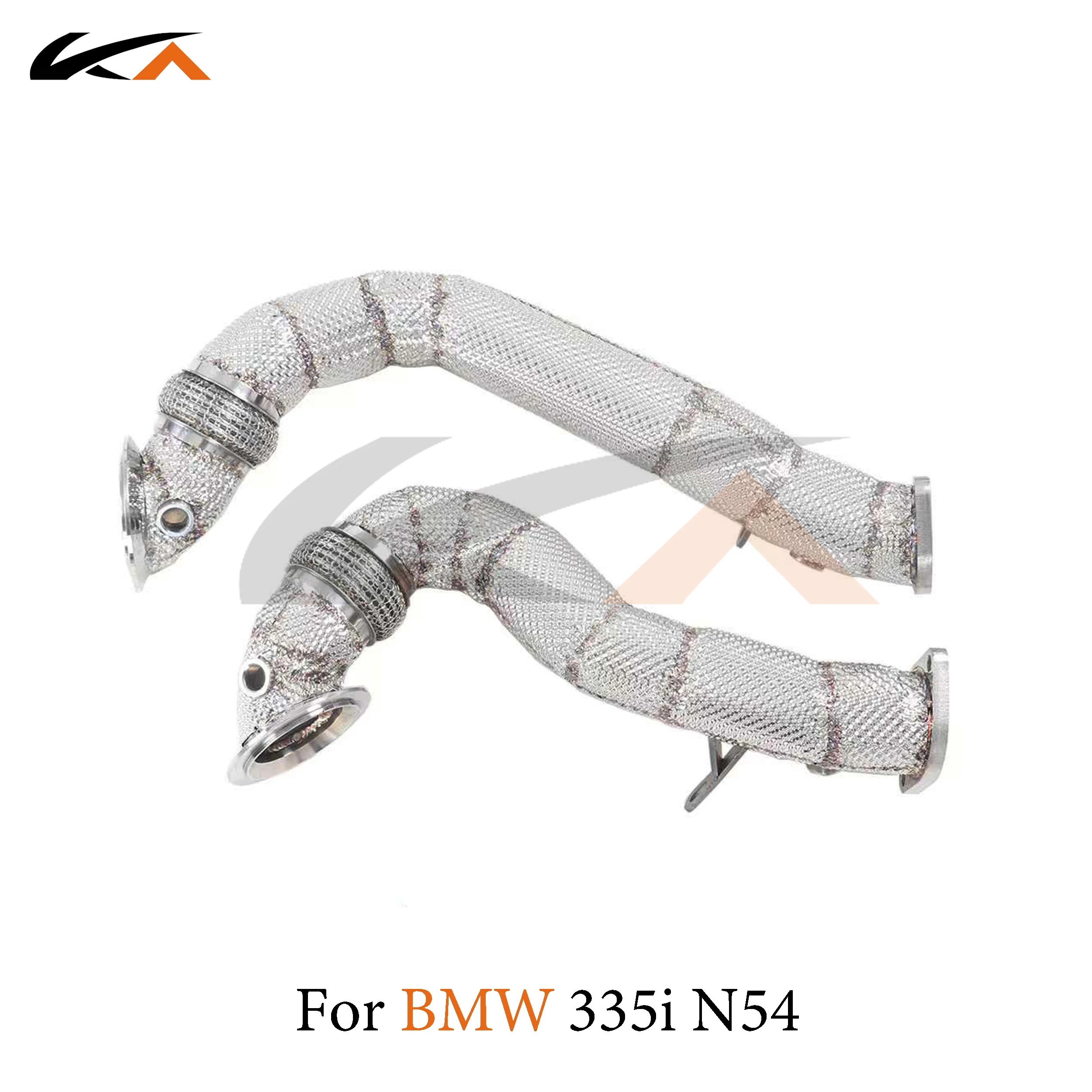 

KA Tuning exhaust system header stainless downpipe for BMW 335i E90 E92 N54 3.0T axle pipe performance catalysis heat shield