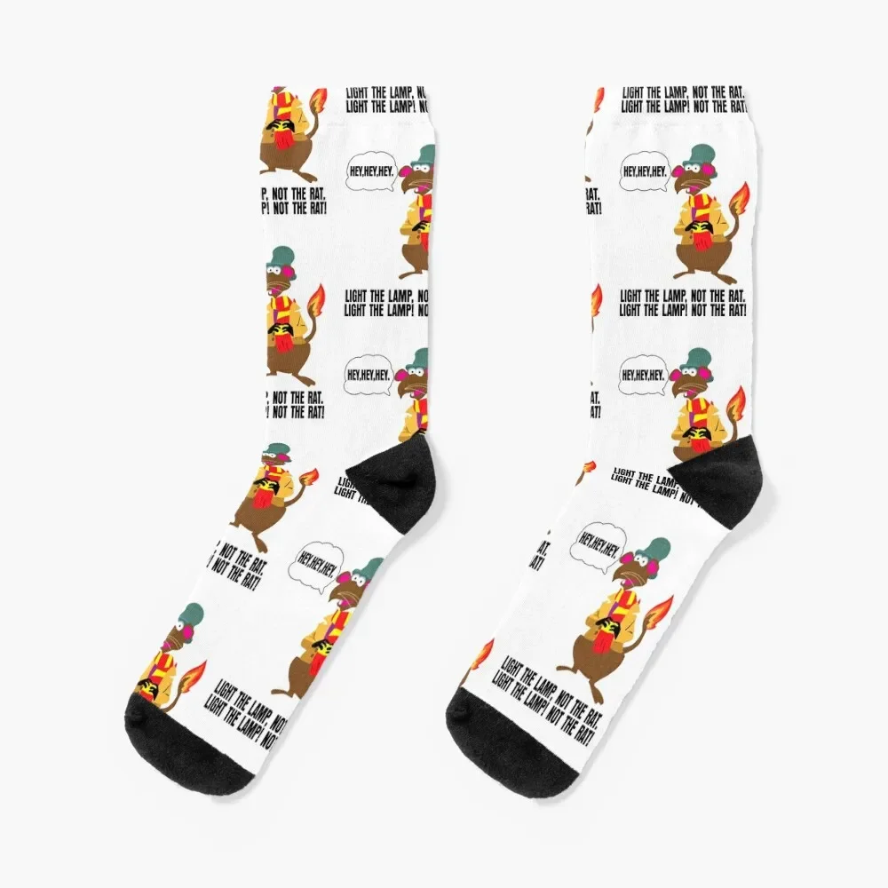 

Light The lamp ! Not The Rat ! Socks hockey funny sock gym Ladies Socks Men's