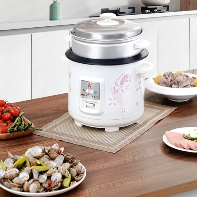 جهاز طبخ الأرز ذو العلامة التجارية المثلثة 3-4 أشخاص، وعاء سميك غير لاصق مع جهاز بخار - وعاء كهربائي كلاسيكي للعائلة، أجهزة منزلية متينة