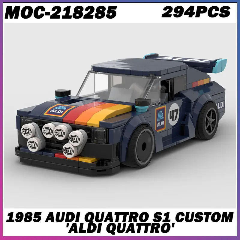 

294 шт. MOC-218285 City Speed Champion спортивные гоночные автомобили строительные блоки модель MOC кирпичи гонщик автомобиль детские развивающие игрушки