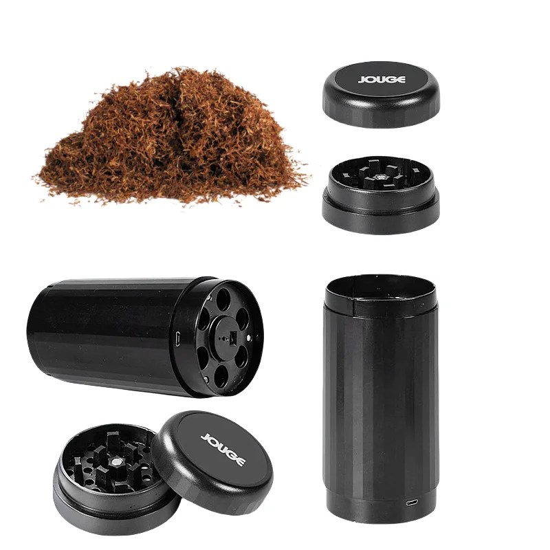 

Vibration Herbal Crusher 6-hole Automatic Tobacco filling Grinder Integrated Machine H5 Grind Shaker Pipe Smoking Accessories