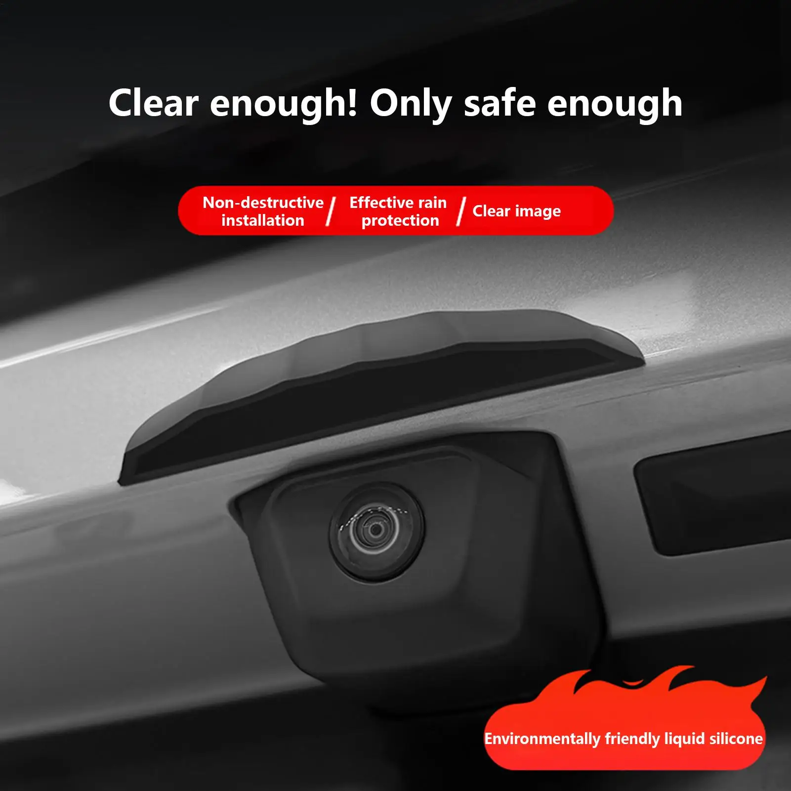 Rear Camera Cover for Car Anti-Rain Cover for Reversing Camera Protection Guard Modification Accessories Waterproof Protector