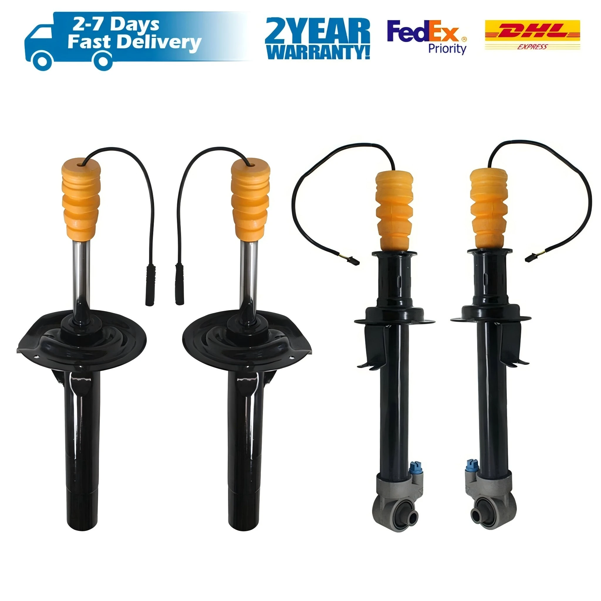 

Front Rear Shock Absorbers with EDC For BMW E38 740i 740iL 750iL 1995-2001 31311091557 31311091507 31311091503 31311091569
