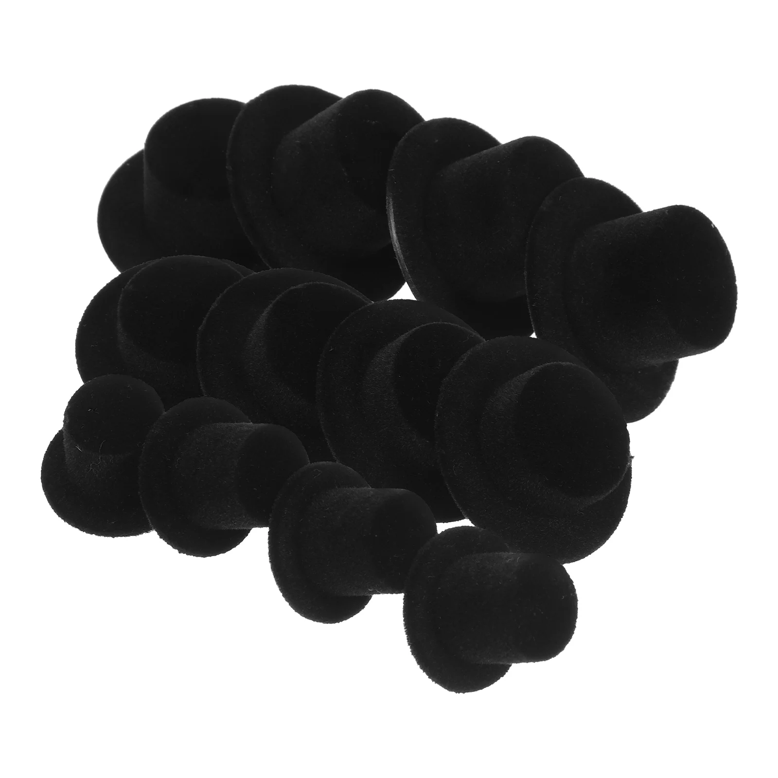 

30 Pcs Christmas Decoration Hats Mini Plastic Snowman Hat for Accessories DIY Craft Material Small Top Hat