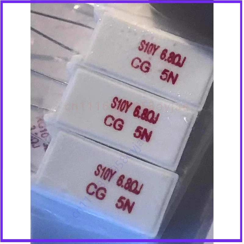 for RG10-5EG Thermal Cement Resistor,3.3RJ 151℃ 2A,S10Y6.8RJ Brand New Genuine  5pcs