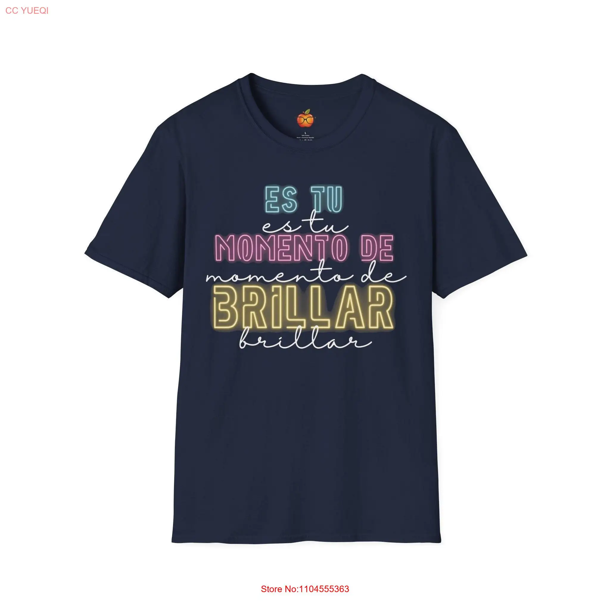 Personalized Bilingual Teacher T Shirt It's Your Time To Shine State Testing Inspirational STAAR Spanish Softstyle