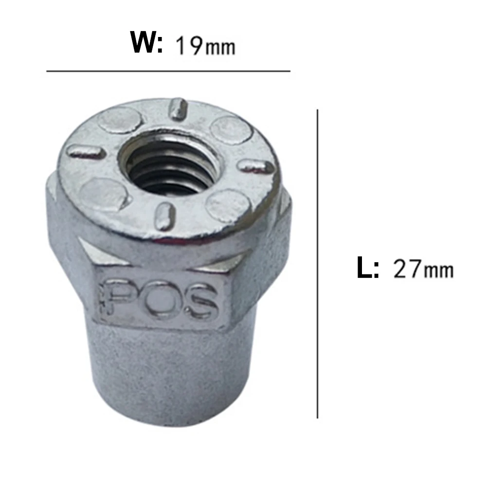 Zinc Alloy 3/8inch Female Thread Battery Adapters 1 Pair for Positive Negative Car Boat Truck Marine Terminals