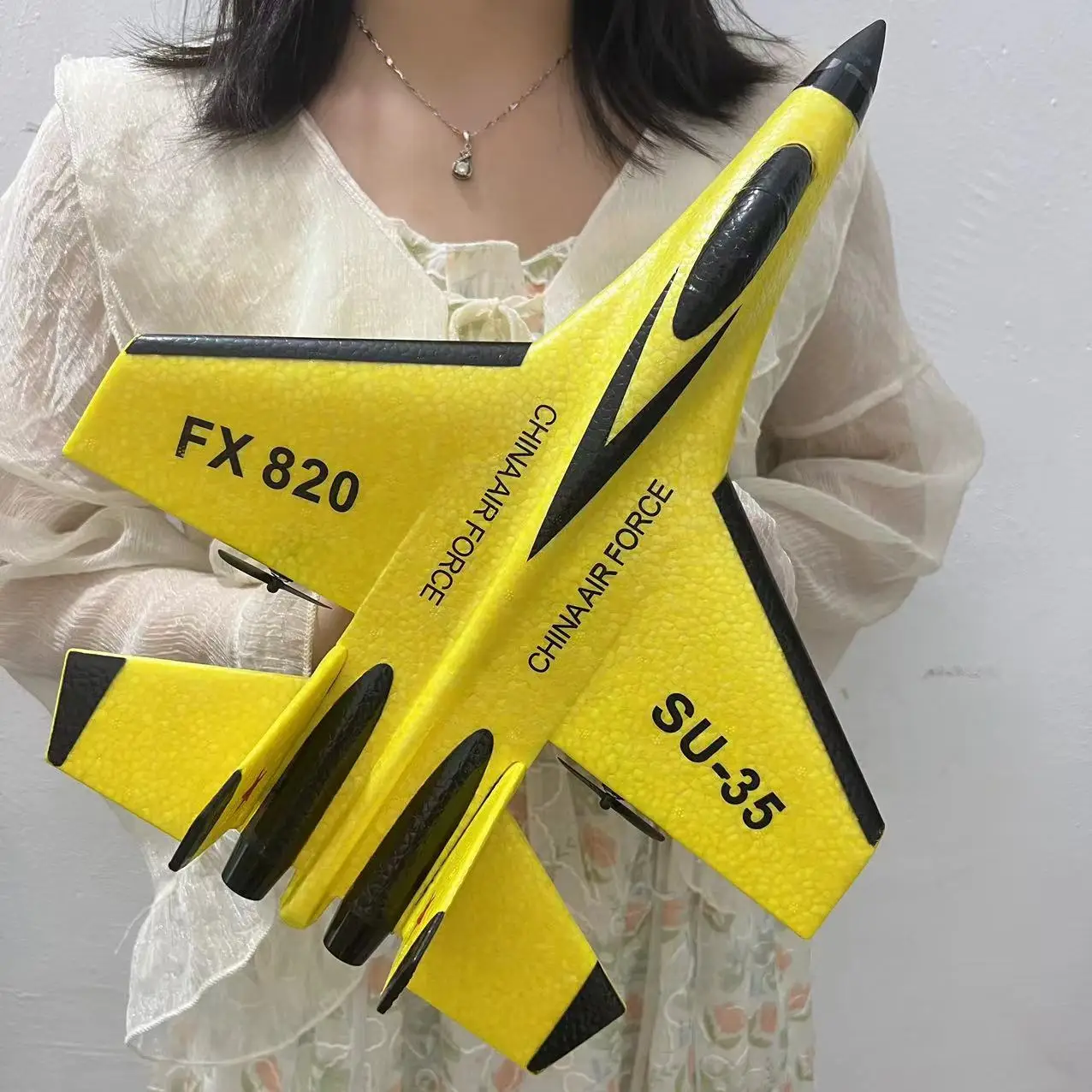 Su 35 aircraft toy charging remote control aircraft outdoor glider fixed wing aircraft model fighter model drone