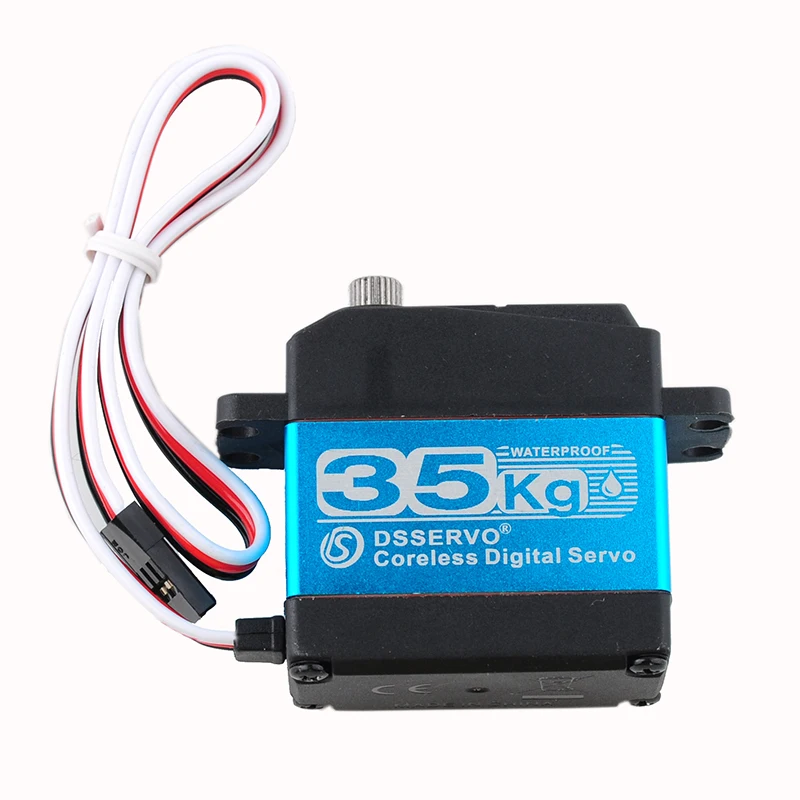 35KG DS3235 PRO Coreless Servo digitale 180/270 gradi Motoriduttore in acciaio inossidabile Impermeabile IP66 per 1:8 1:10 1:12 RC Car Robot