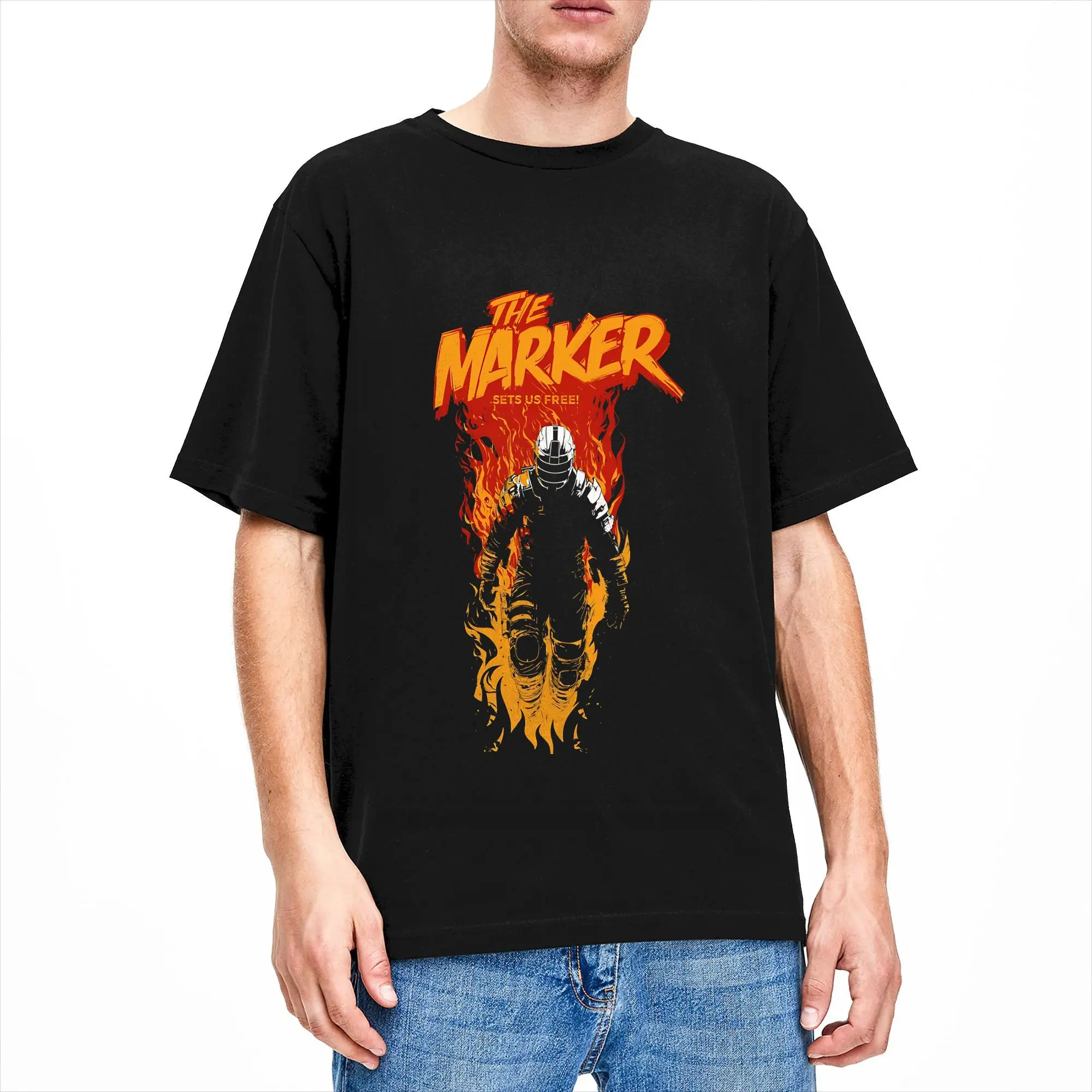 Dead Space The Marker Sets Us Free T Shirt  Cotton Clothing Short Sleeve Round Collar Tee Shirt Classic T-Shirt