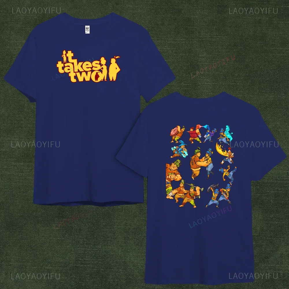 Collaboration-Cody-and-May-It-Takes-Two-Game-T-Shirt-Cute-Woman-Man-Couple-Clothes-Street-Wear-Anime-T-Shirts-Shirts-Men-Graphic