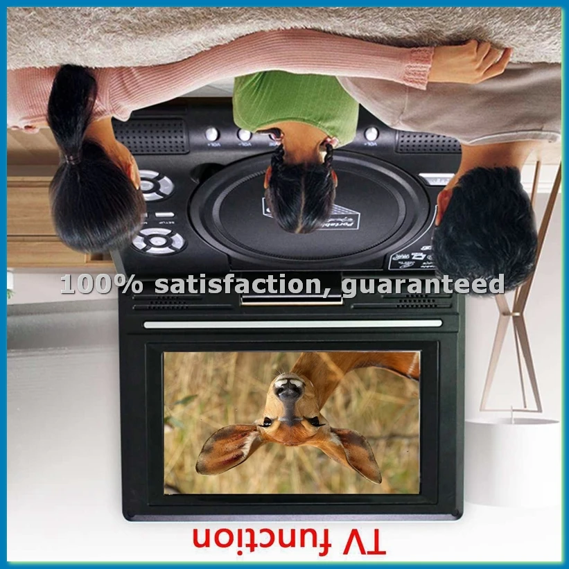 

Портативный 7,8-дюймовый домашний автомобильный DVD-плеер HD VCD CD MP3 HD EVD-плеер с ТВ/FM/USB/игровой функцией-вилка европейского стандарта-ABFT