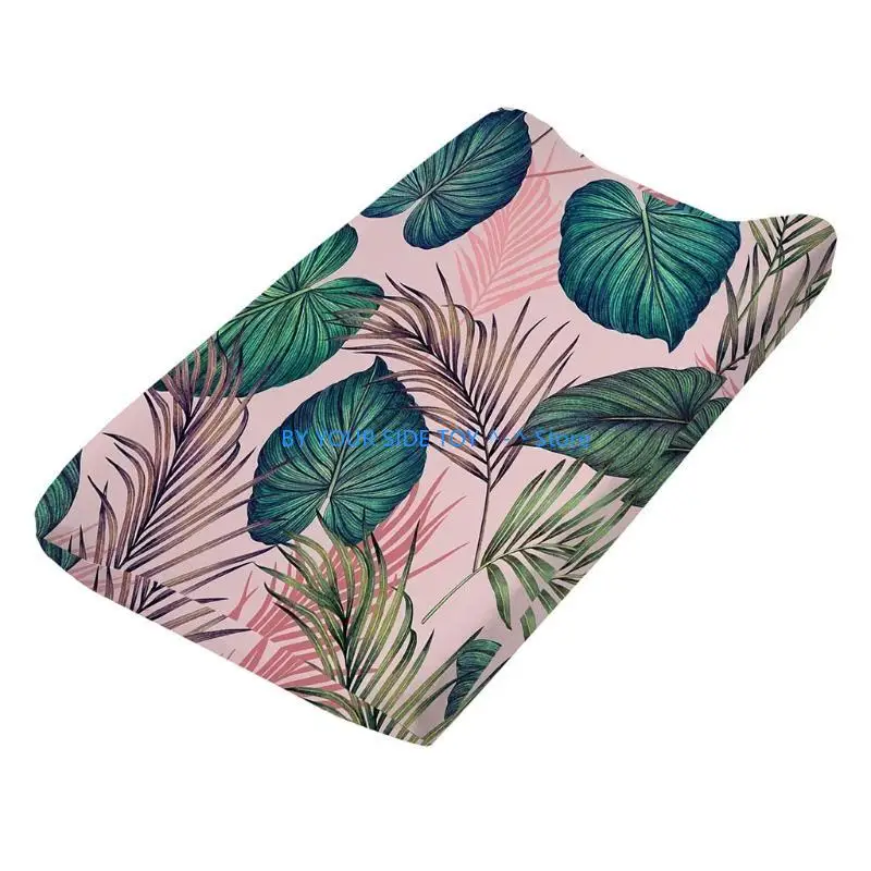 غطاء وسادة تغيير حفاضات الطفل، غطاء وسادة الحضانة القطني الناعم المسامي، U6XE #4