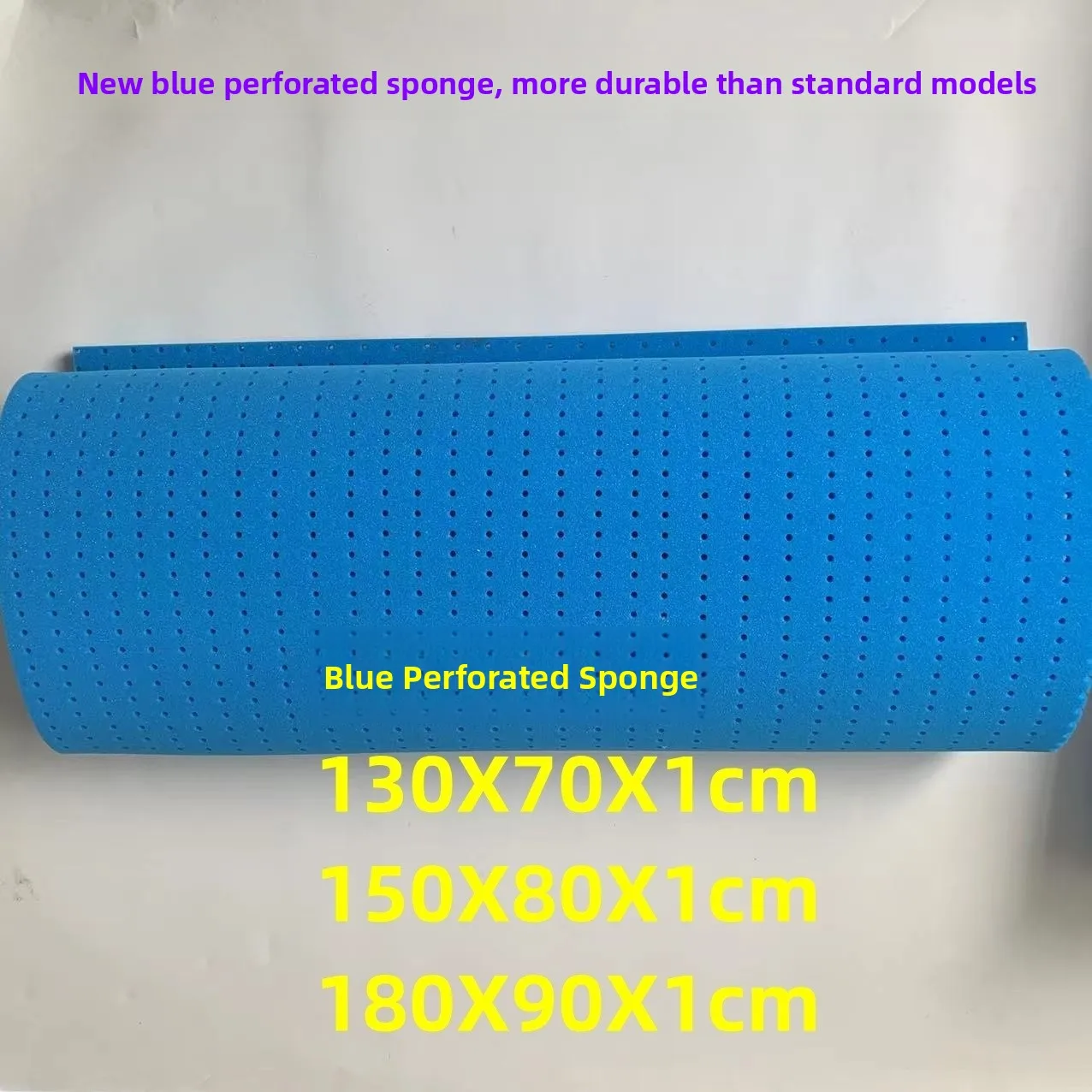 

Blue Sponge Heat Resistant Cloth Pad with Air Suction And Hole Punching for Dry Cleaning Steam Generator Ironing Tablecloth