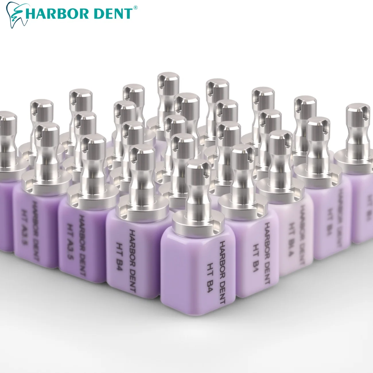 

5pcs/Box Dental Glass Ceramic Lithium Disilicate Blocks C14 HT/LT For CAD CAM Sirona Cerec Veneer Crown Dentistry Material Lab