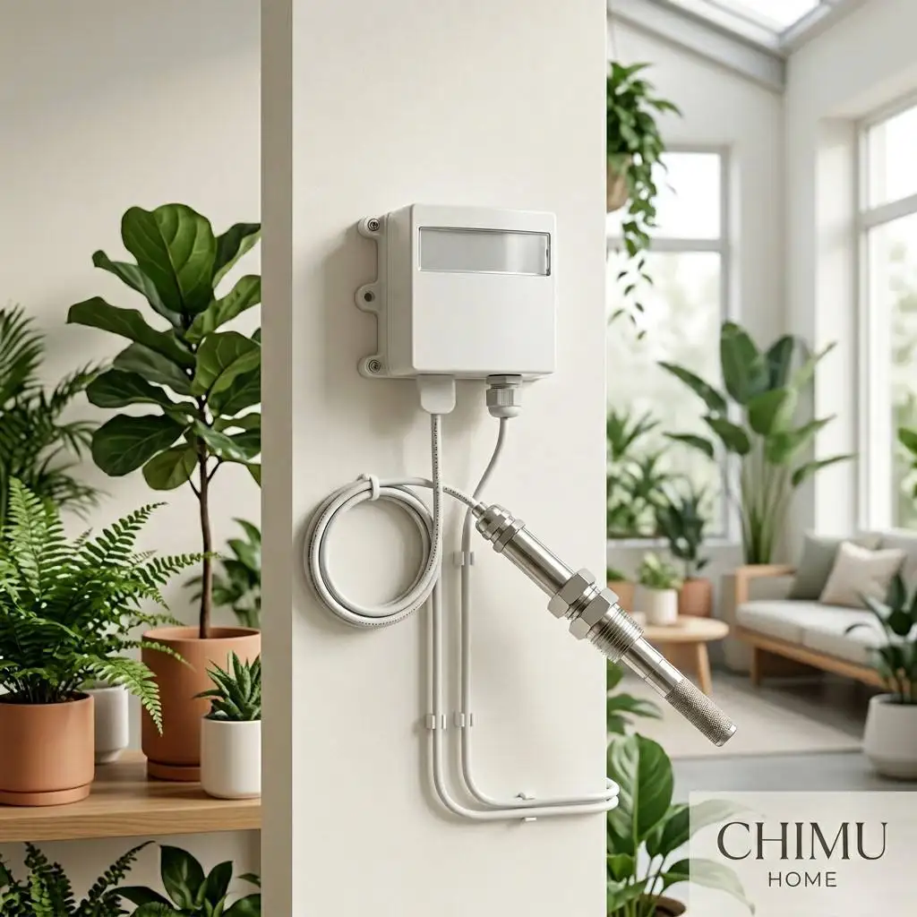 【CHIMU HOME】Smart High-Precision Humidity Temperature Sensor I2C Transmitter -40~80℃ IP68 Waterproof Meter