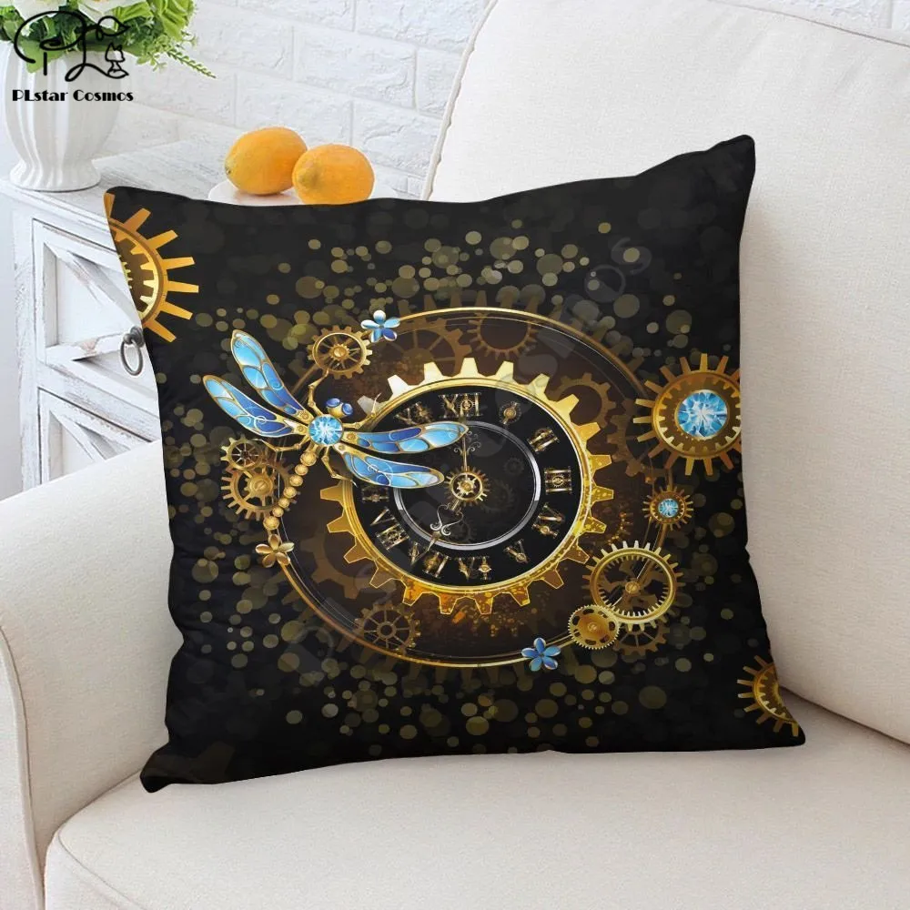 Dragonfly Pillow Case 3D Printed Hieroglyphs Cushion Cover for Sofa Car Home Decor Harajuku Pillowcase 01