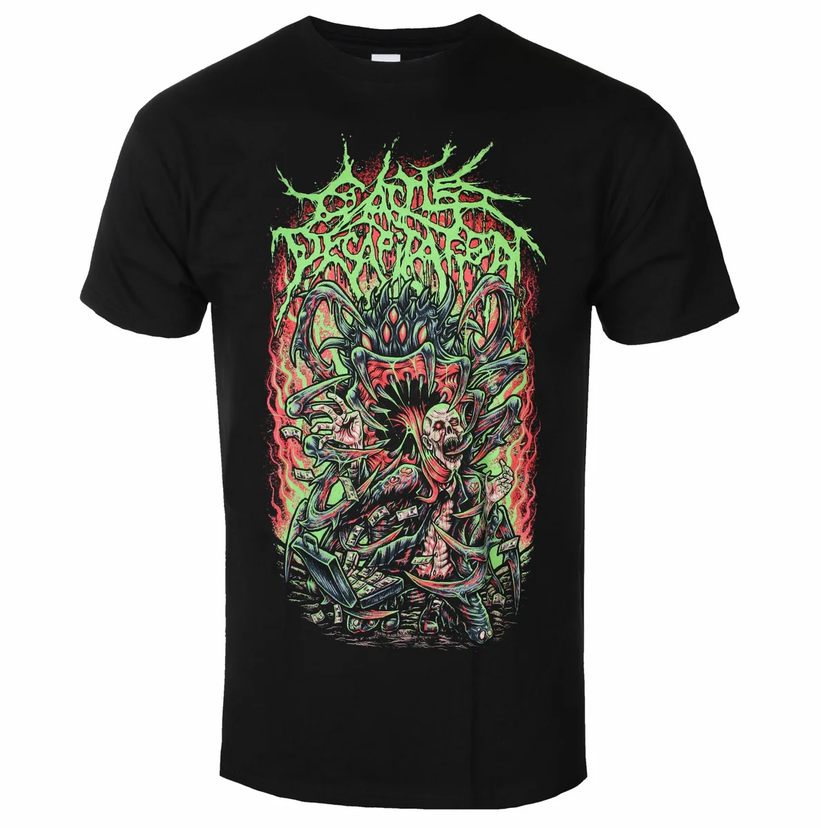 Top Cattle Decapitation Graphic Cotton Band T-shirt Unisex Summer Short Sleeve Fashion Brand Tee Luxury Casual Vintage Tees