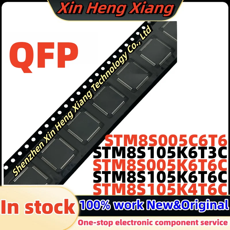 

(10pcs)STM8S105K4T6C STM8S105K6T3C STM8S105K6T6C STM8S005K6T6C STM8S005C6T6 QFP Chipset