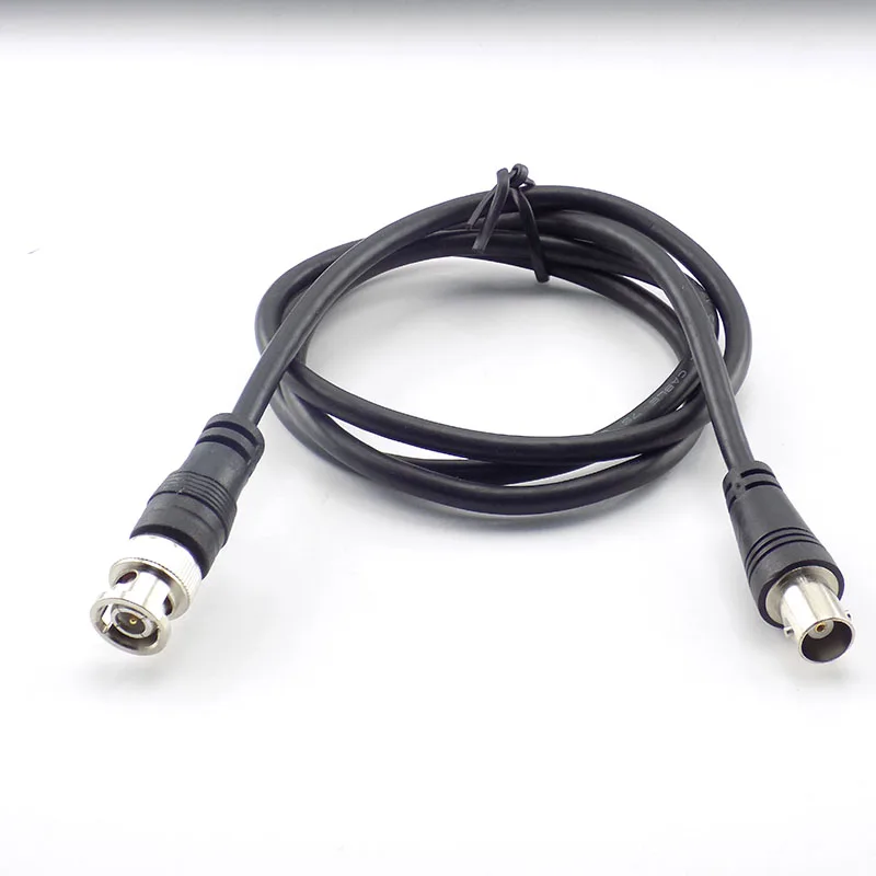 BNC Male Connector Cable BNC Male to Female Plug Adapter Pigtail Wire Line for CCTV Camera Accessories