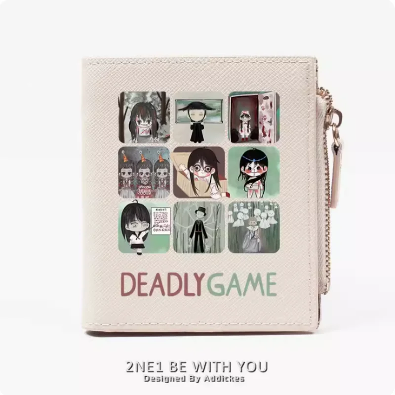 

Anime Deadly Game Zipper Fashion Wallets PU Purse Card Holder Money Bag Gift B1299 Cosplay