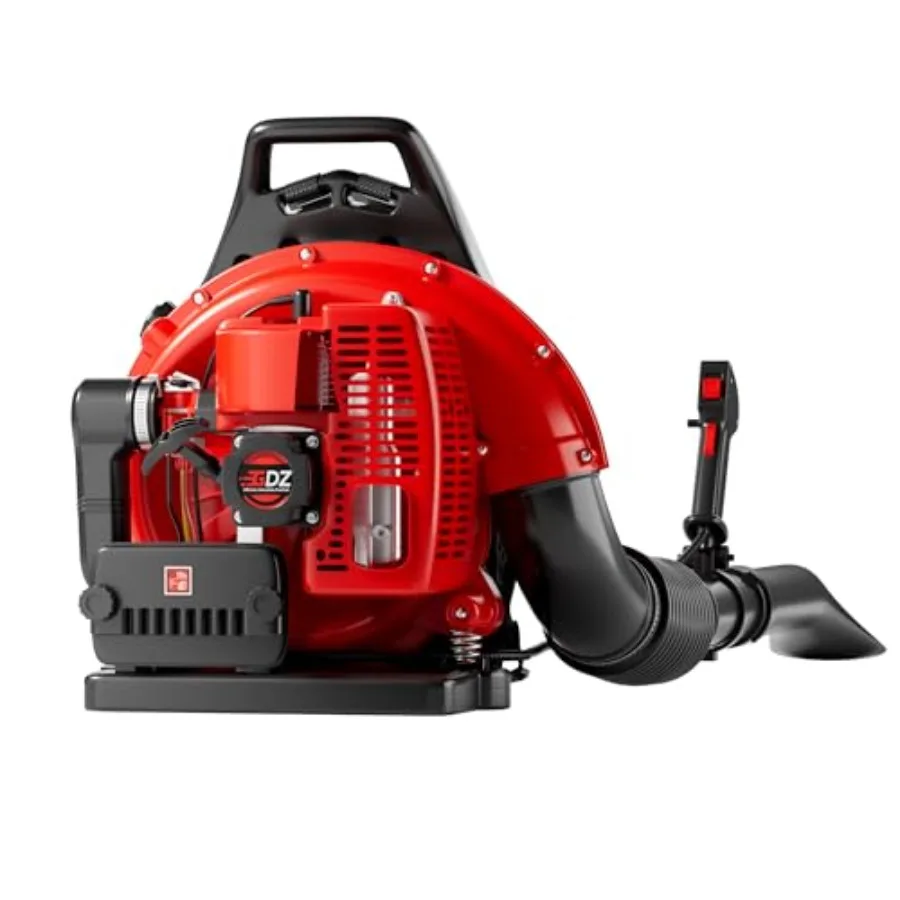 

Gas Backpack Leaf Blower 2-Stroke Handheld Snow Blower with 665 CFM and 205 MPH High Power for Commercial Lawn Care Yard Debris