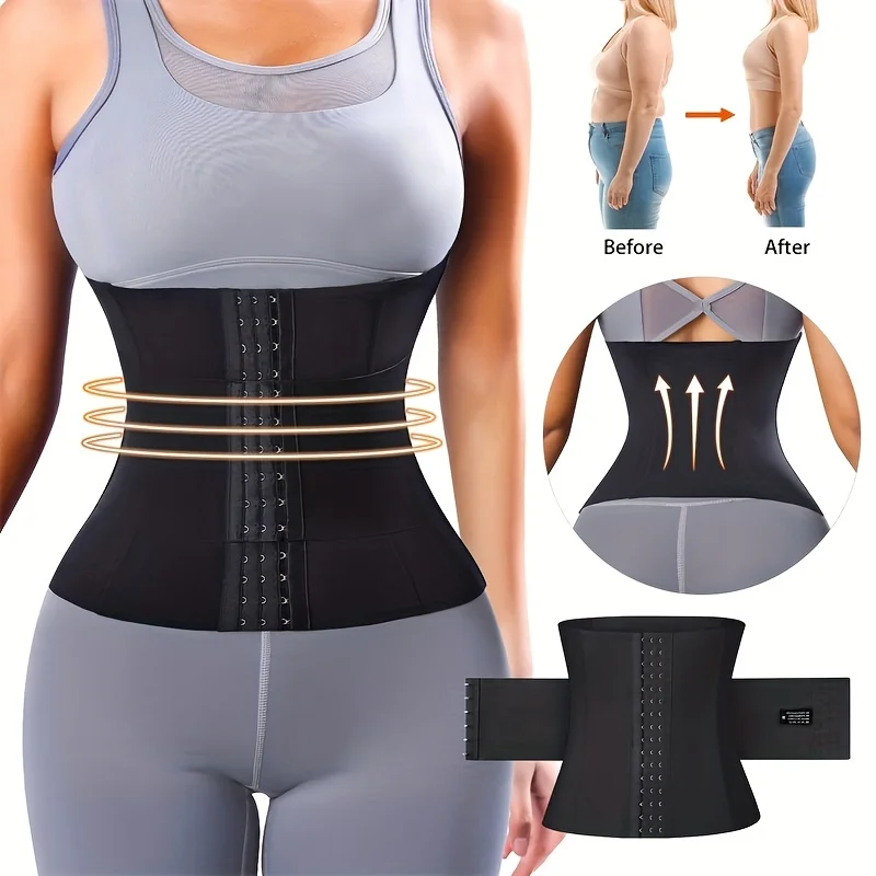 Waist Trainer Trimmer Belt, Breathable Tummy Control Compression Wrap Cincher, Women's Underwear & Shapewear